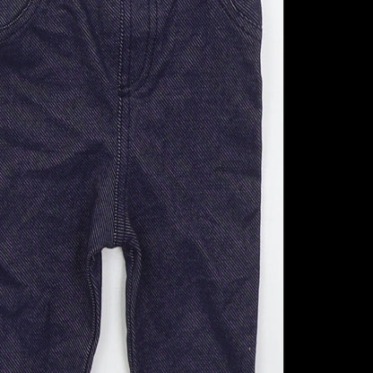 Dunnes Girls Blue  Cotton Capri Jeans Size 9-12 Months   - Jeggings