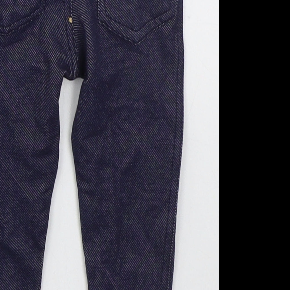 Dunnes Girls Blue  Cotton Capri Jeans Size 9-12 Months   - Jeggings