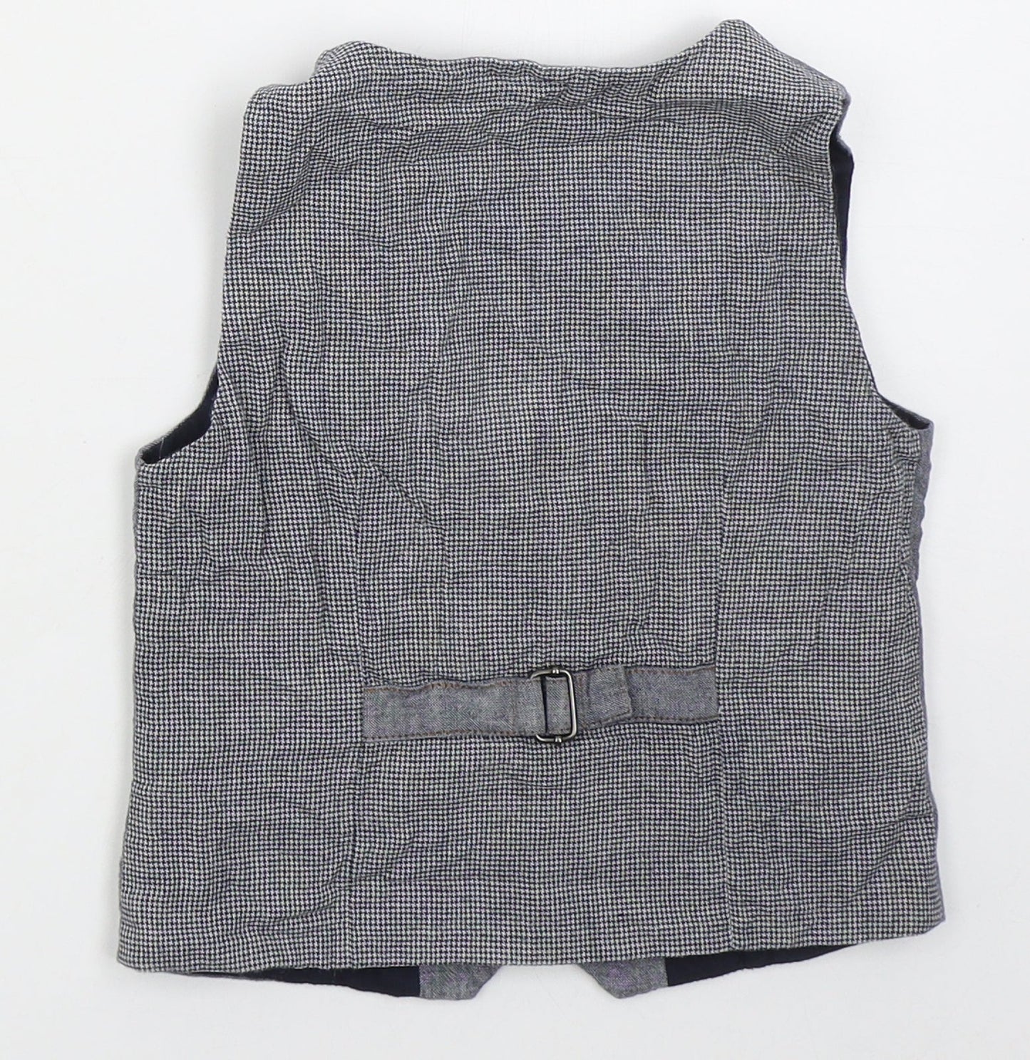 NEXT Boys Blue   Jacket Waistcoat Size 4-5 Years  Button