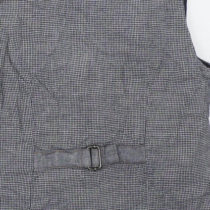 NEXT Boys Blue   Jacket Waistcoat Size 4-5 Years  Button