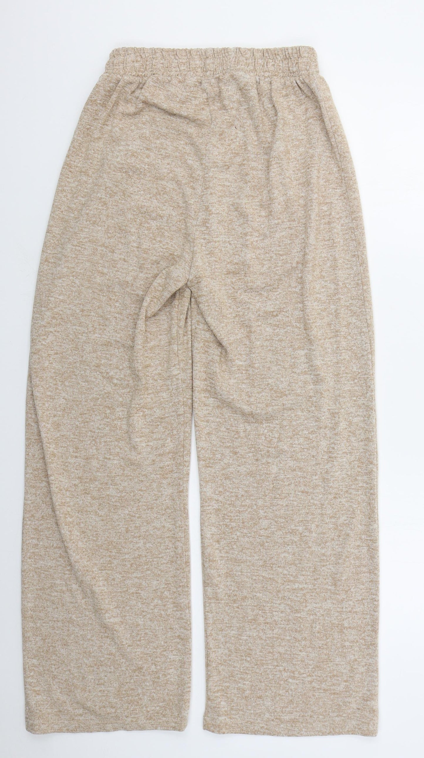 Womens UK Size 6 Nasty Gal Regular Fit Sweatpants Beige Trousers