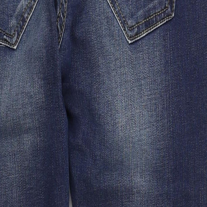 R Display Womens Blue  Cotton Skinny Jeans Size 29 in L26 in Regular Buckle