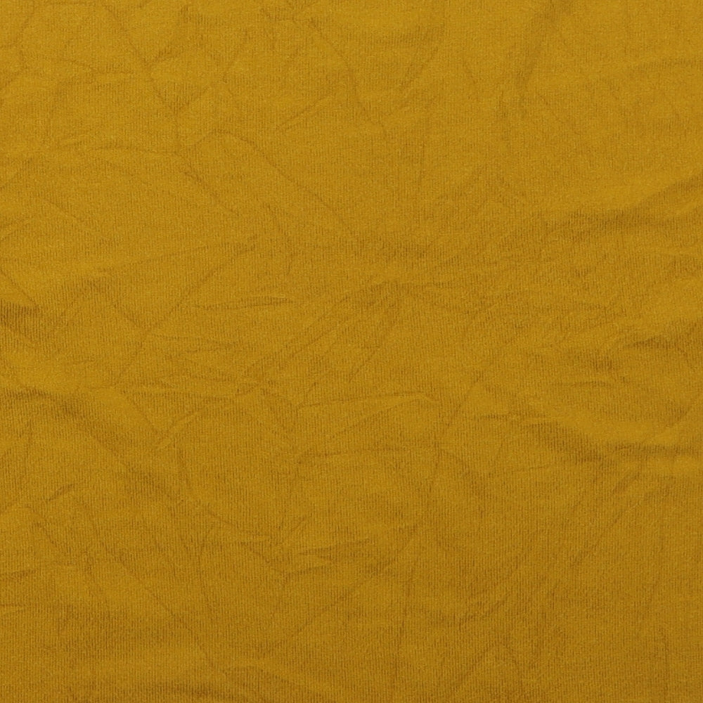 F&F Womens Beige Crew Neck  Polyester Pullover Jumper Size 10