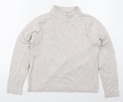 Womens UK Size M Betty Barclay Grey Pullover Jumper