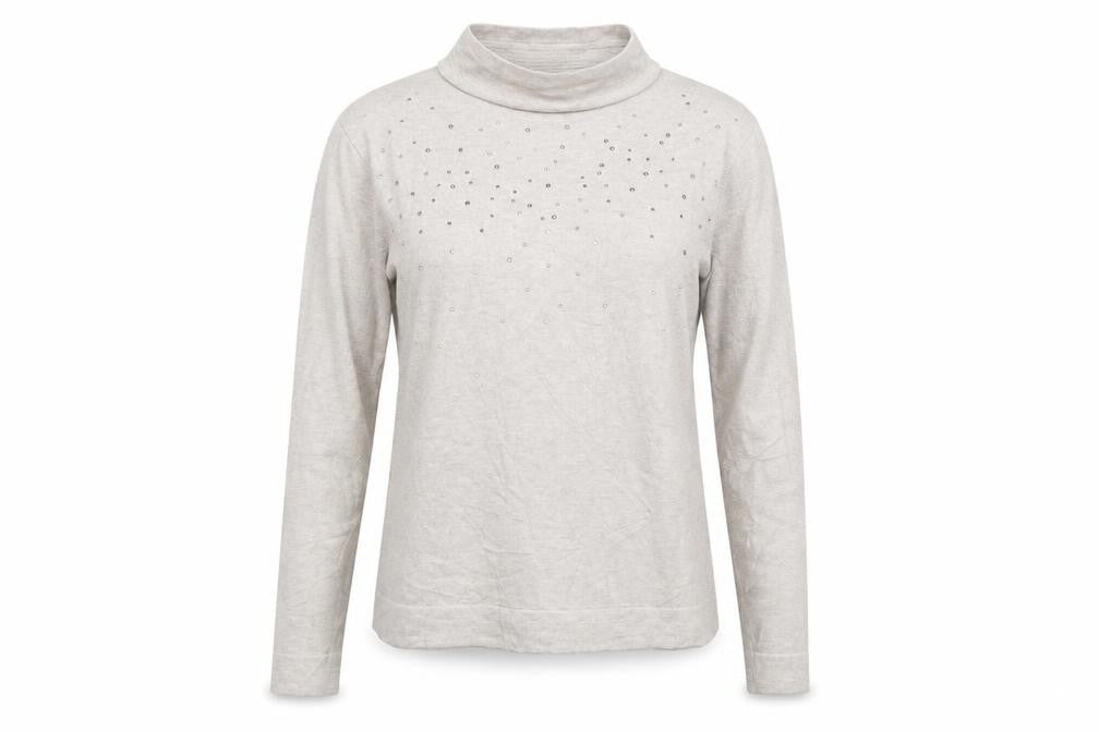 Womens UK Size M Betty Barclay Grey Pullover Jumper