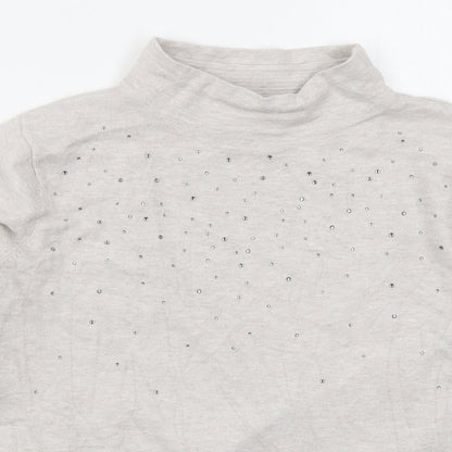 Womens UK Size M Betty Barclay Grey Pullover Jumper
