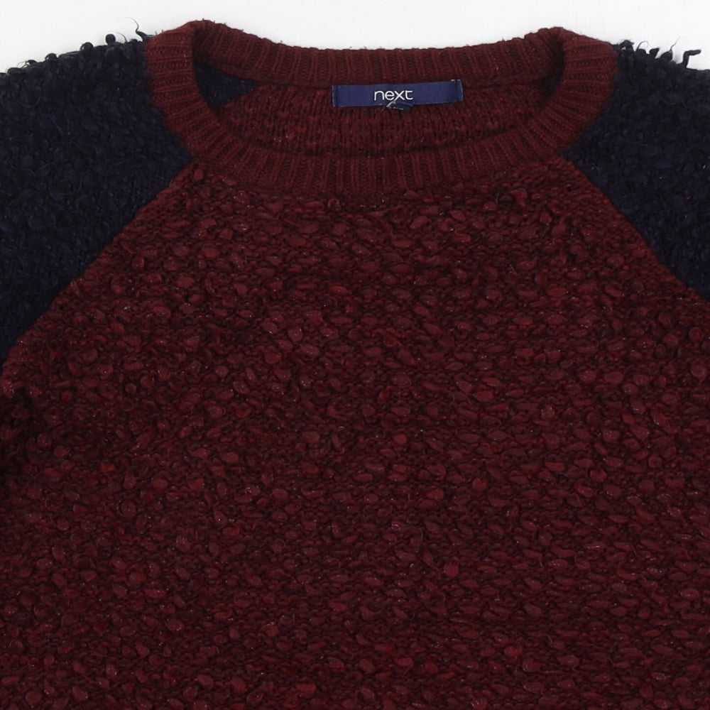 Womens UK Size 6 NEXT Red Pullover Jumper