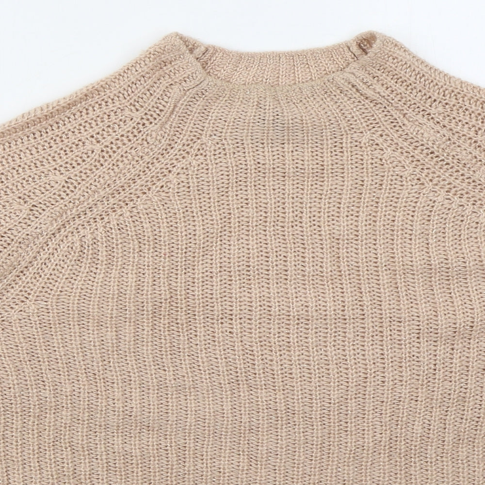 Womens UK Size L H&M Pink Pullover Jumper