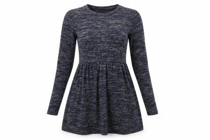Studio Womens Blue  Polyester Fit & Flare  Size 8  Round Neck