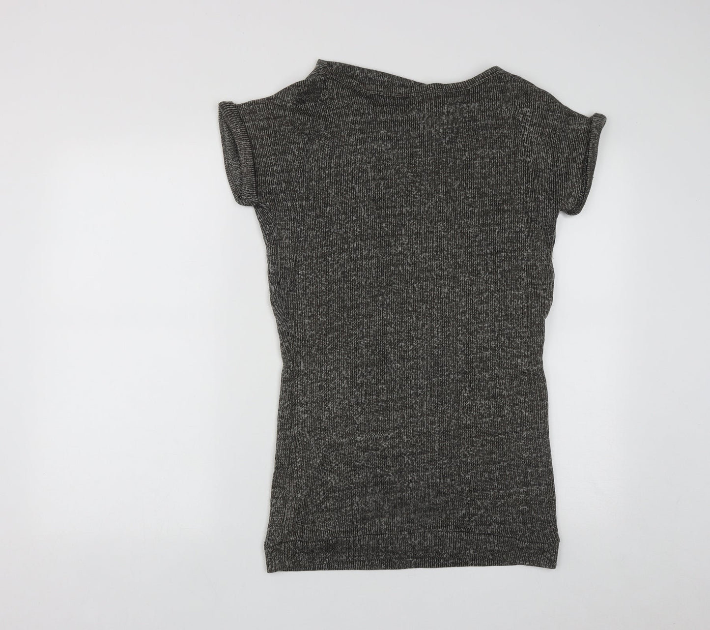 ValleyGirl Womens Brown Cowl Neck  Polyester Pullover Jumper Size XS
