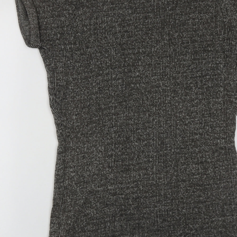 ValleyGirl Womens Brown Cowl Neck  Polyester Pullover Jumper Size XS