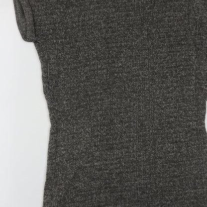 ValleyGirl Womens Brown Cowl Neck  Polyester Pullover Jumper Size XS