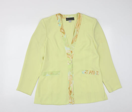 Womens UK Size 12 Gina Yellow Jacket