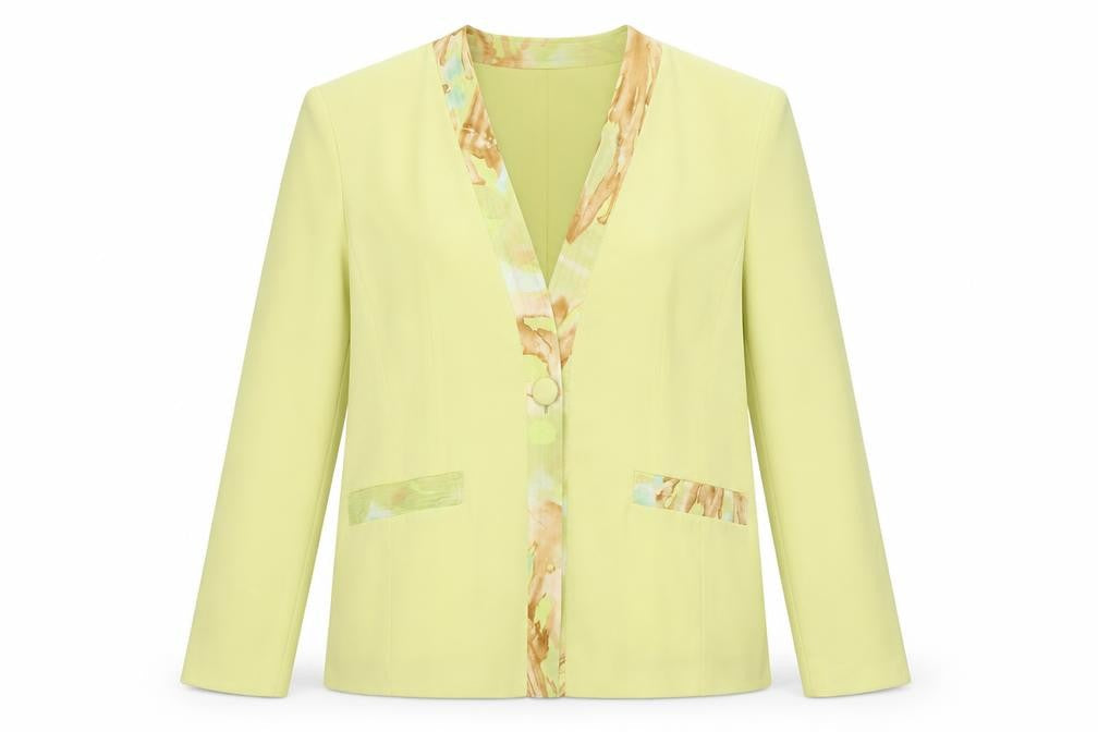 Womens UK Size 12 Gina Yellow Jacket