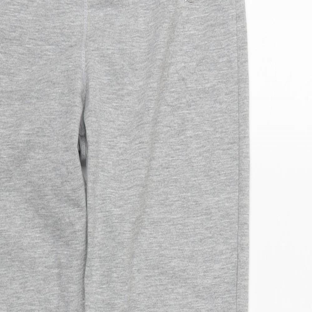 Extory Womens Grey  Polyester Jogger Trousers Size S L31 in Regular Drawstring