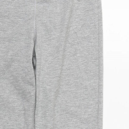 Extory Womens Grey  Polyester Jogger Trousers Size S L31 in Regular Drawstring
