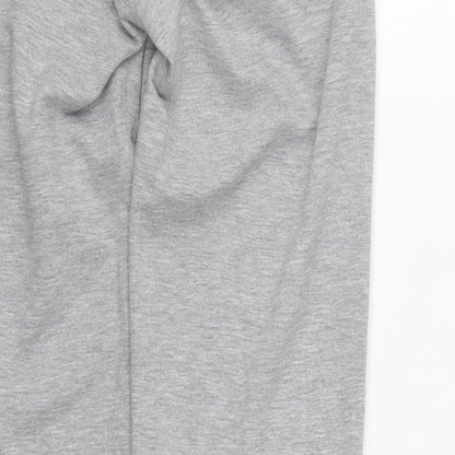 Extory Womens Grey  Polyester Jogger Trousers Size S L31 in Regular Drawstring