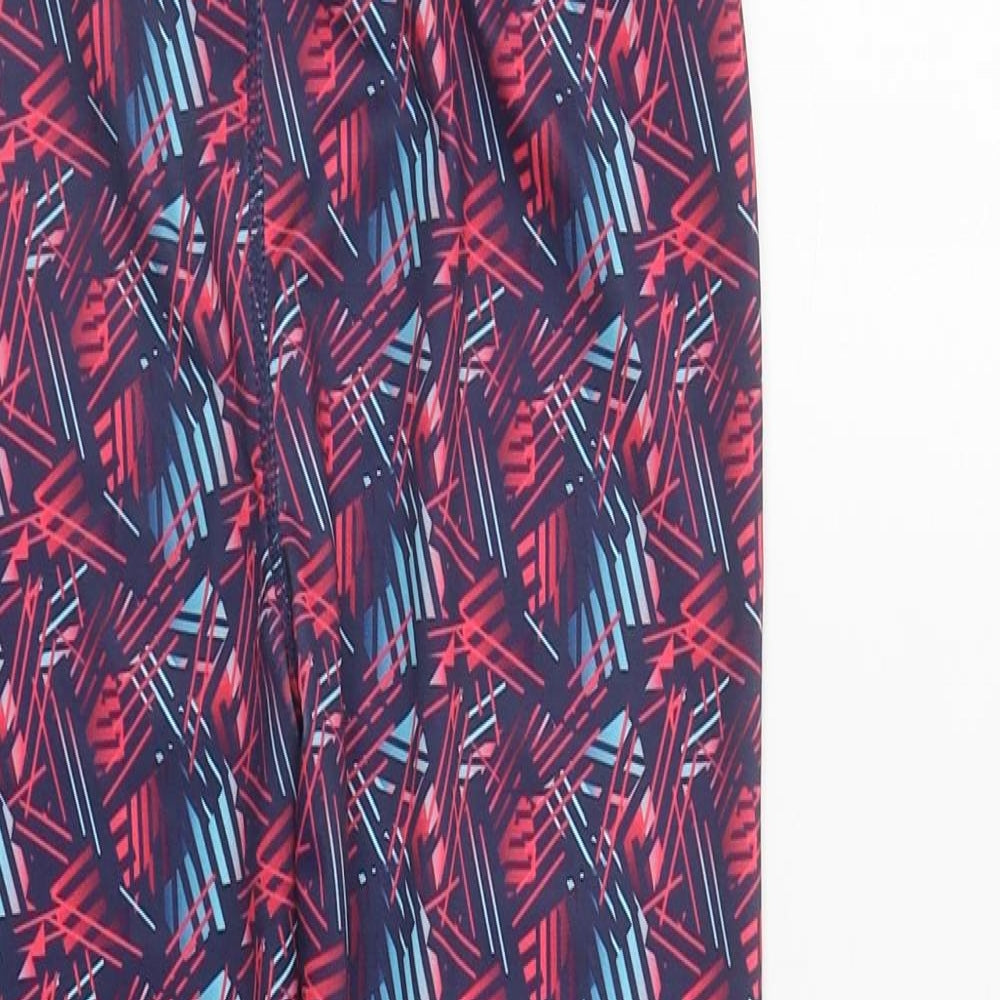 Dunnes Womens Multicoloured Geometric Polyester Compression Leggings Size 25 in L26 in Regular
