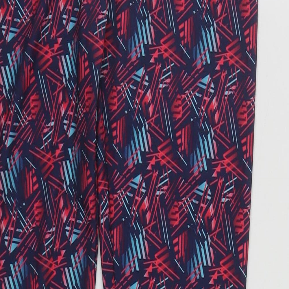 Dunnes Womens Multicoloured Geometric Polyester Compression Leggings Size 25 in L26 in Regular