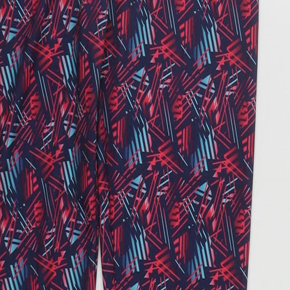 Dunnes Womens Multicoloured Geometric Polyester Compression Leggings Size 25 in L26 in Regular