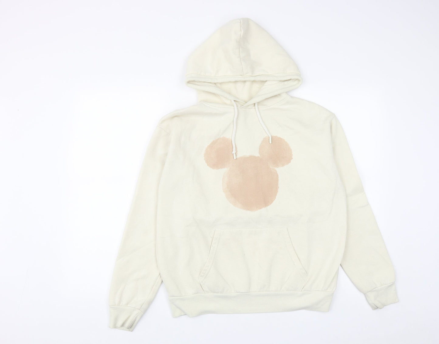 Womens UK Size S Disney Beige Pullover Hoodie