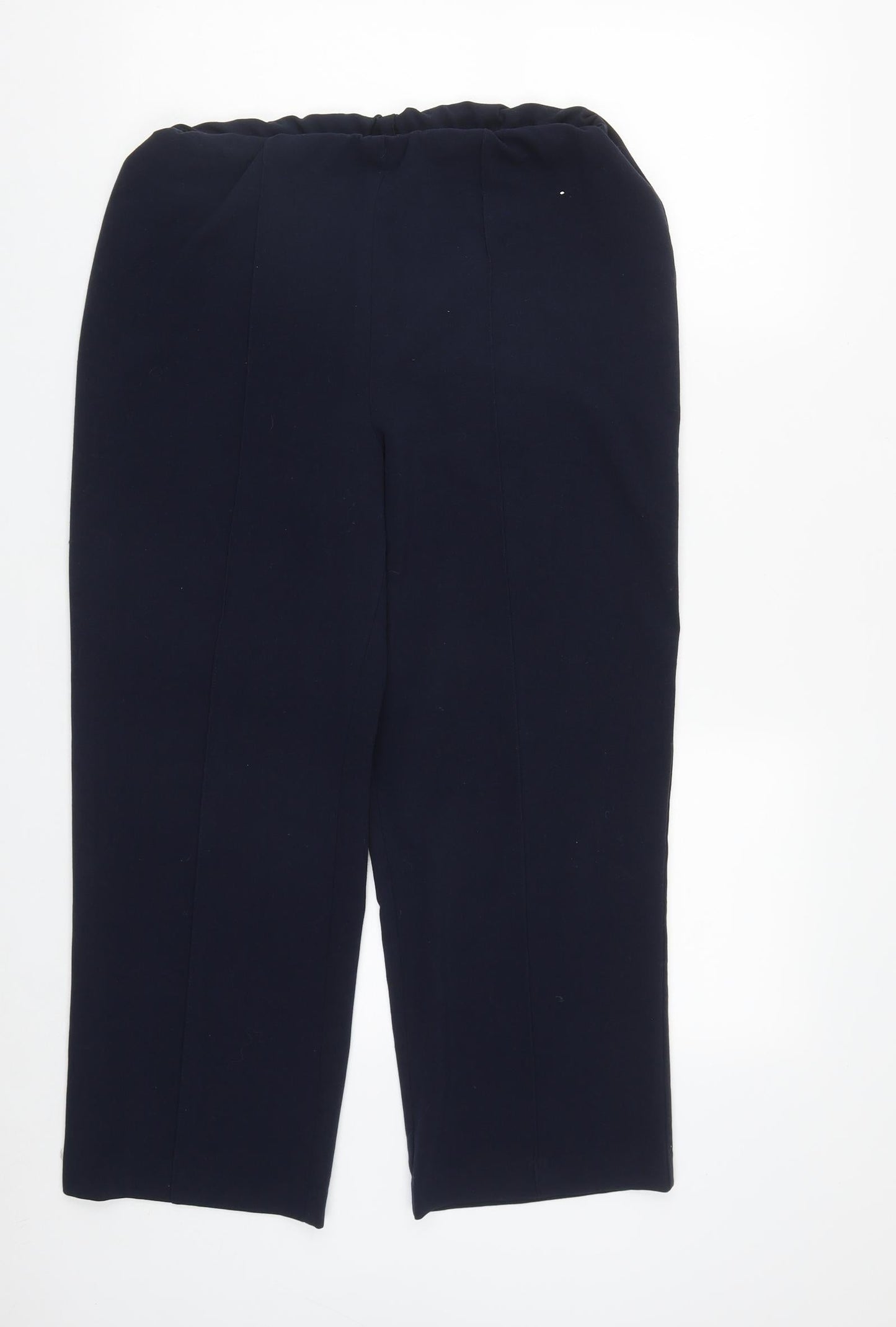 Womens UK Size 12 Isle Regular Fit  Blue Trousers