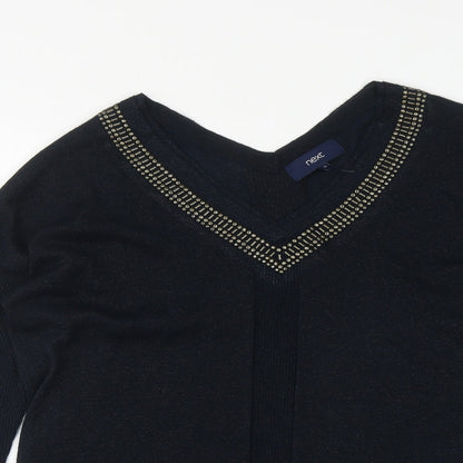 Womens UK Size 12 NEXT Blue Pullover Jumper