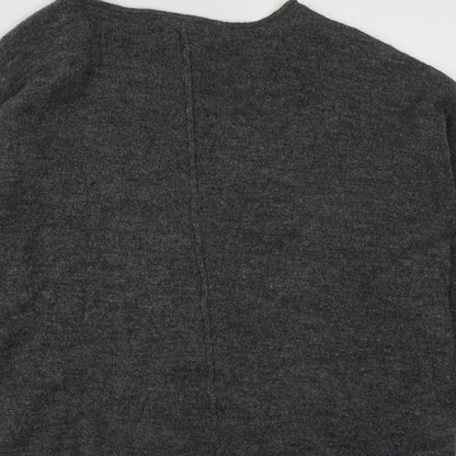 Womens UK Size S ISLE Essentials Grey Pullover Jumper