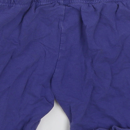 Matalan Boys Blue  100% Cotton Jogger Trousers Size 5-6 Years  Regular Tie