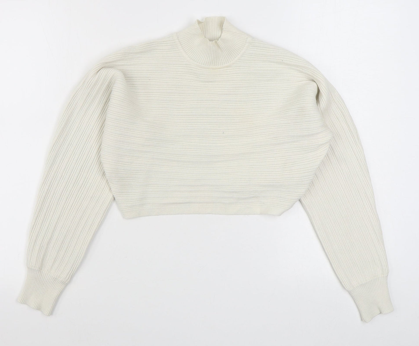 Womens UK Size S New Look White Pullover Jumper