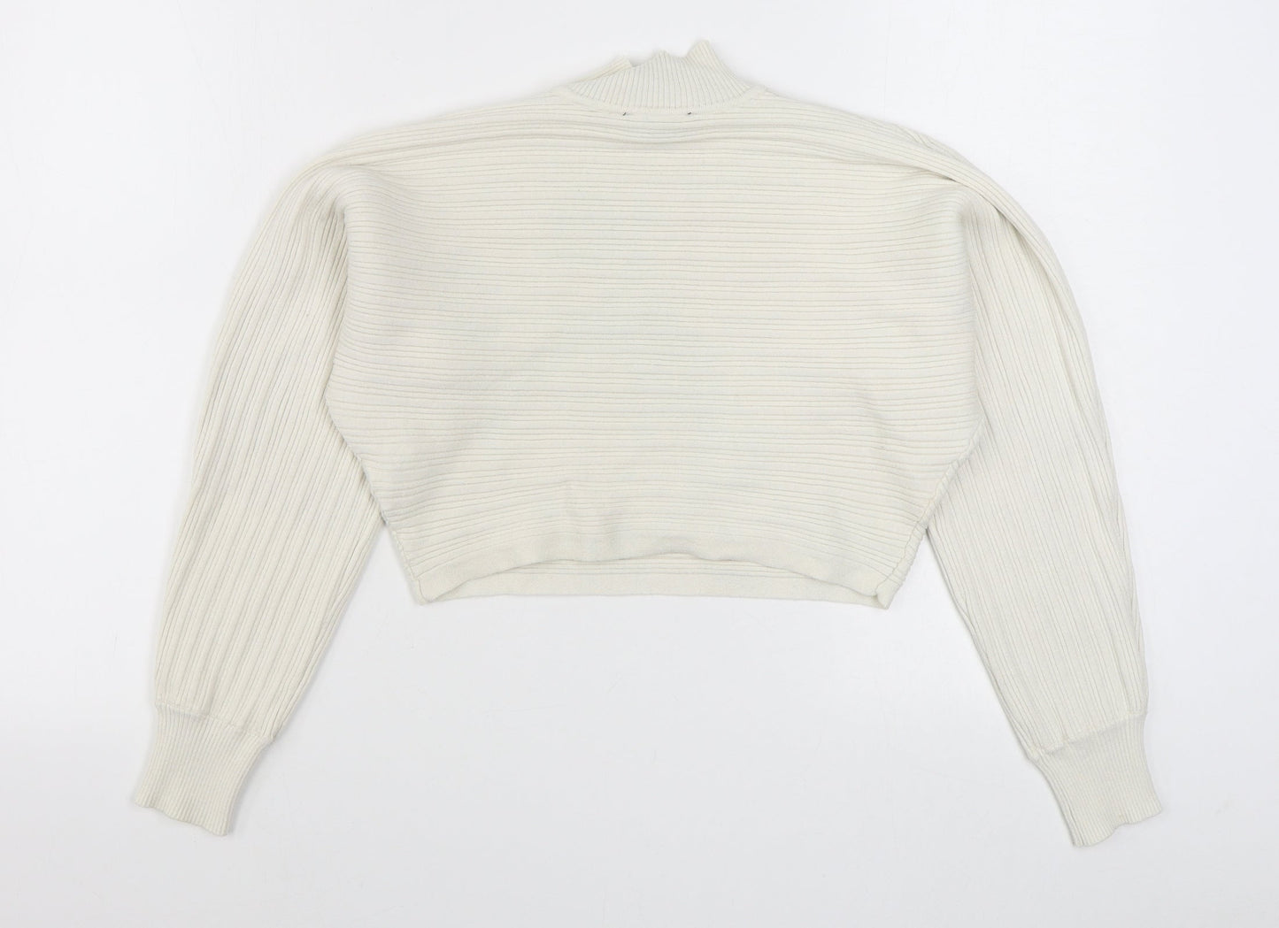 Womens UK Size S New Look White Pullover Jumper