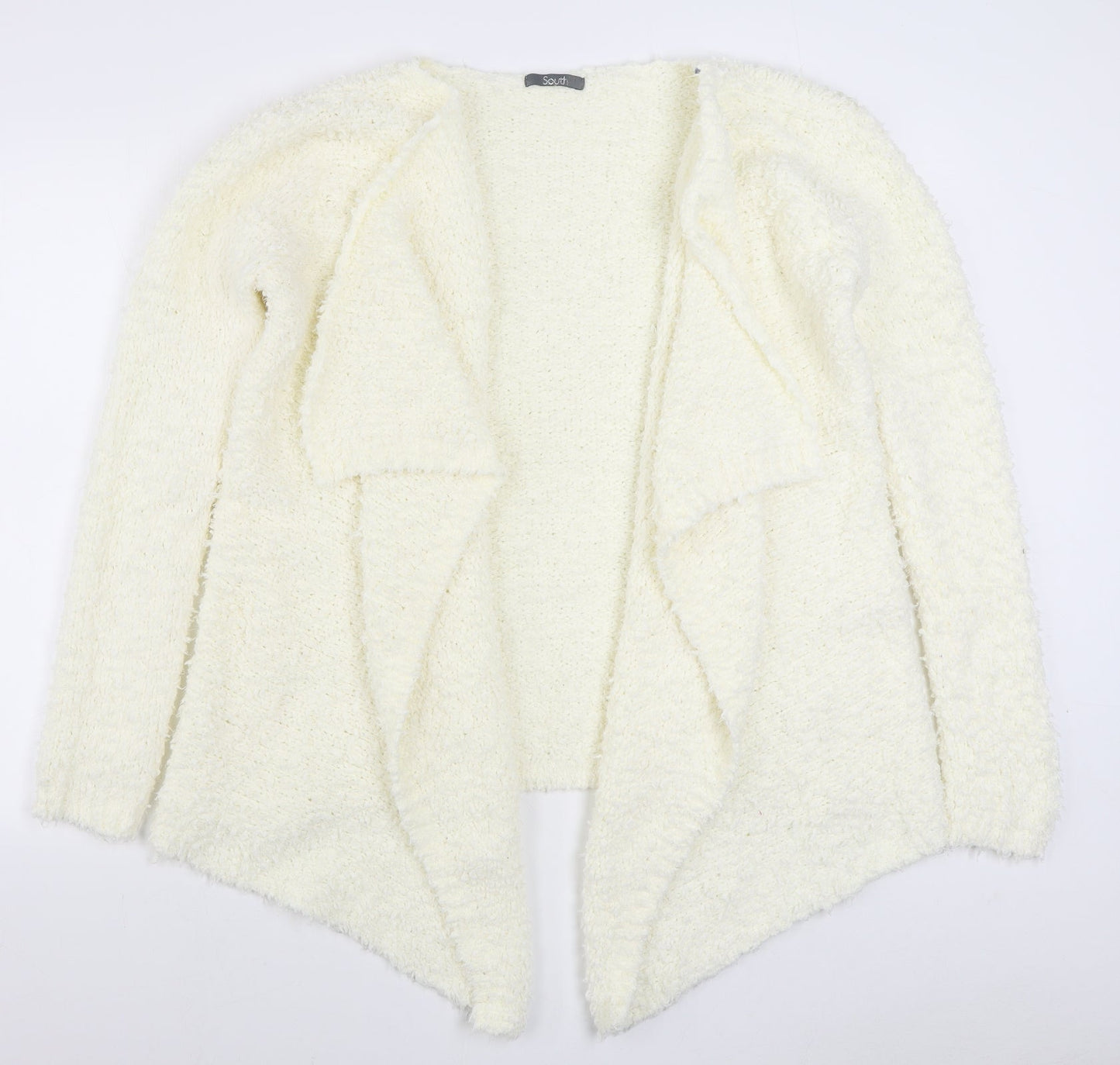 Womens UK Size 14 South Ivory Cardigan Jumper