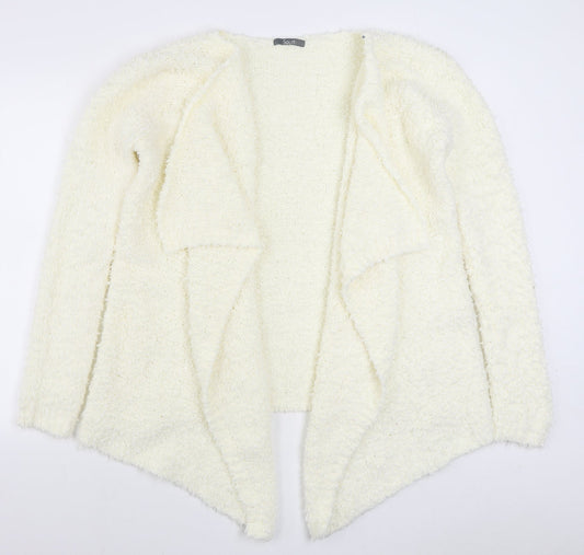 Womens UK Size 14 South Ivory Cardigan Jumper