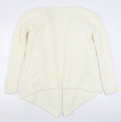 Womens UK Size 14 South Ivory Cardigan Jumper