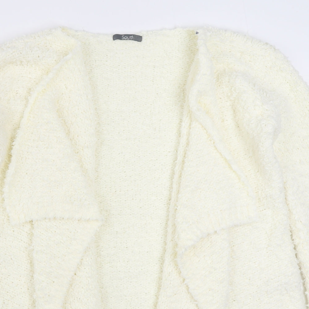 Womens UK Size 14 South Ivory Cardigan Jumper