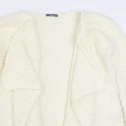 Womens UK Size 14 South Ivory Cardigan Jumper