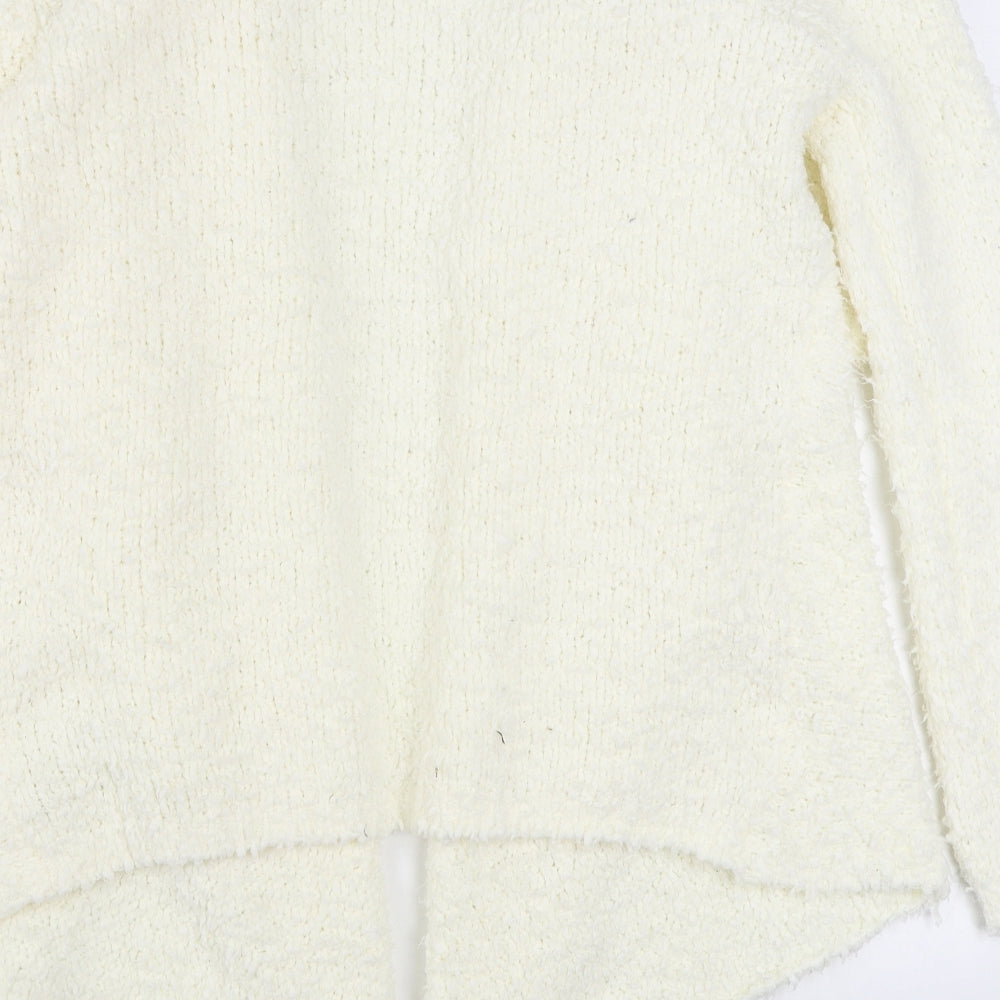Womens UK Size 14 South Ivory Cardigan Jumper