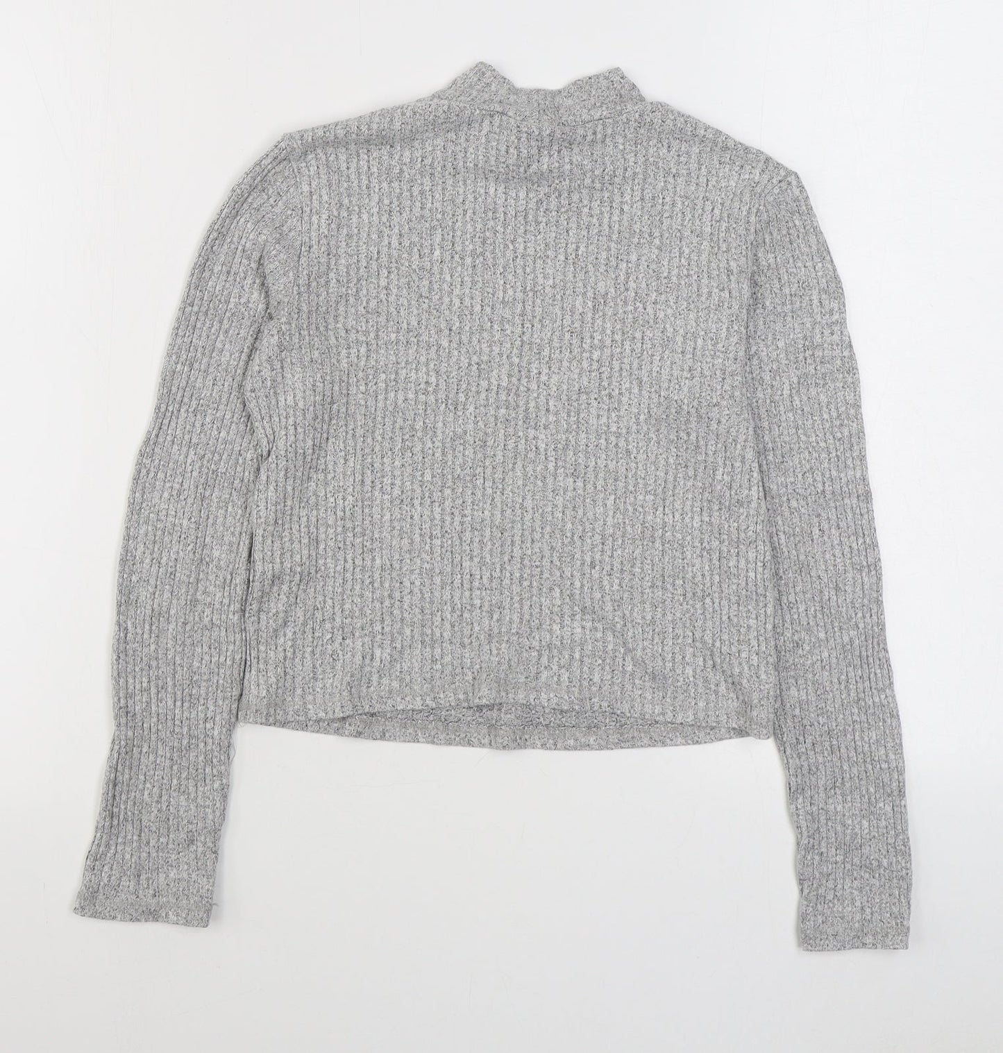 Womens UK Size 10 Miss Selfridge Grey Pullover Jumper
