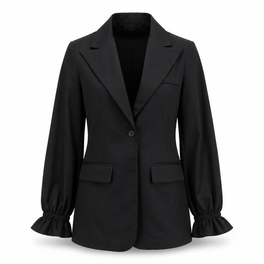 Womens UK Size 8 PRETTYLITTLETHING Black Jacket