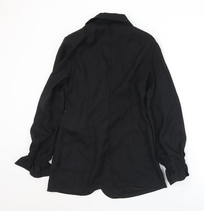 Womens UK Size 8 PRETTYLITTLETHING Black Jacket