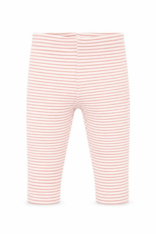 Primark Girls Brown Striped Cotton Capri Leggings Size 9 Months