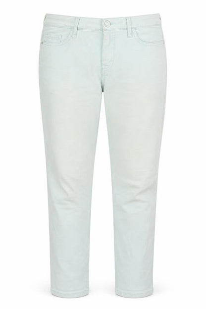 F&F Womens Green  Polyester Tapered Jeans Size 10 L26 in Regular Zip