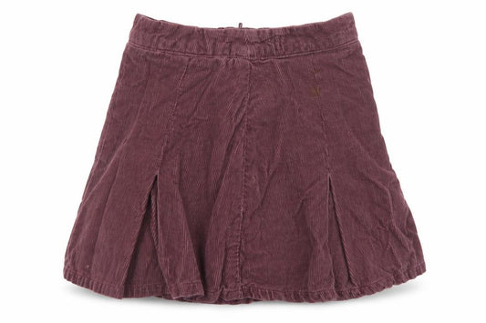 NEXT Girls Purple  Cotton A-Line Skirt Size 3 Years  Regular Zip