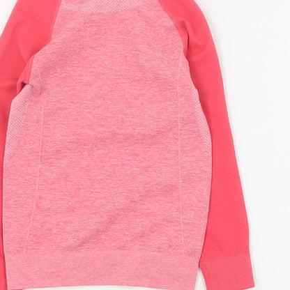Lupilu Girls Pink  Polyester Basic T-Shirt Size 3-4 Years Round Neck Pullover
