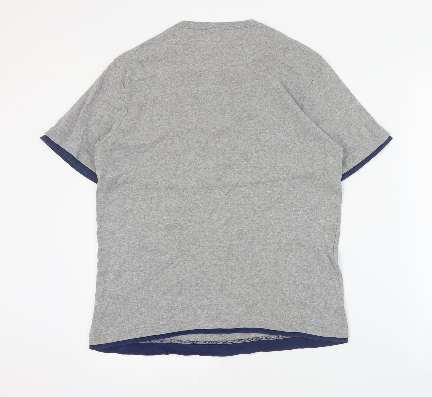 Urban Spirit Mens Grey  Cotton  T-Shirt Size S Round Neck