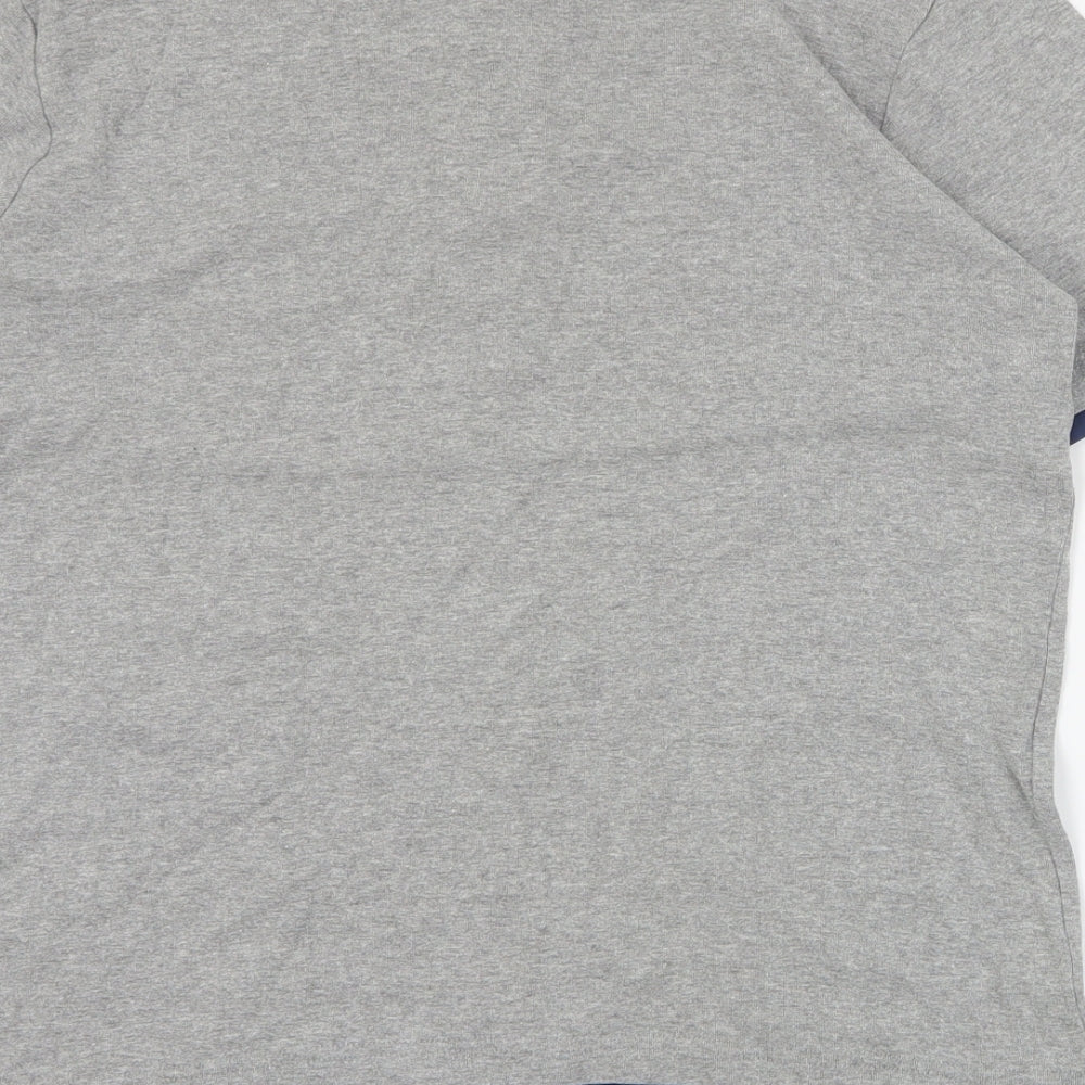 Urban Spirit Mens Grey  Cotton  T-Shirt Size S Round Neck