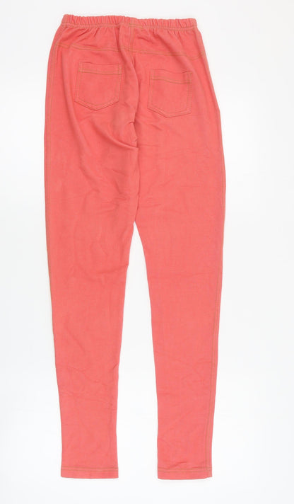 Influence Womens Pink  Cotton Jegging Jeans Size M L28 in Regular