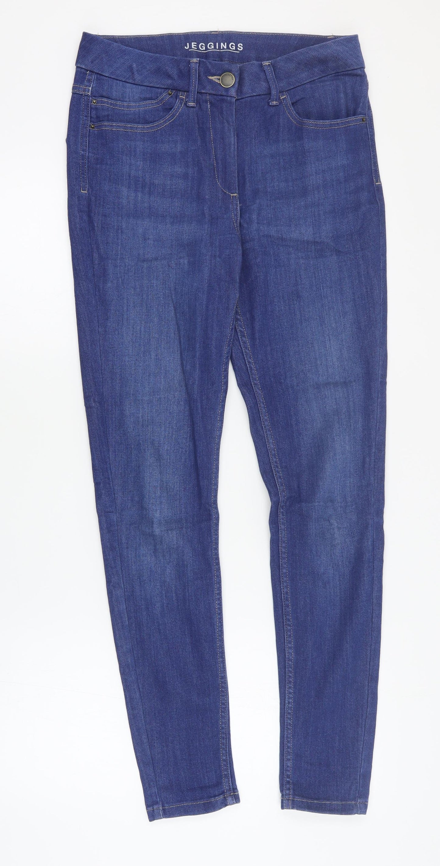 Womens UK Size 10 Marks and Spencer Regular Fit Skinny Blue Jeans
