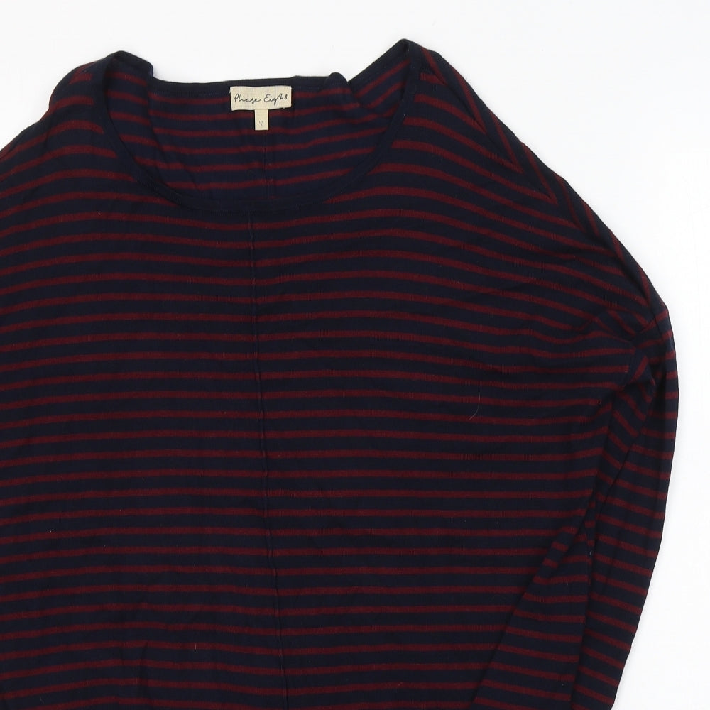 Womens UK Size S Phase Eight Red Jersey T-Shirt