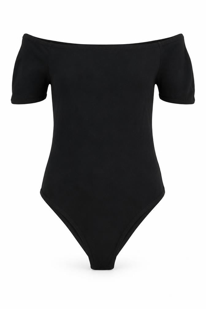 Womens UK Size 8 Miss Selfridge One-Piece Black Bodysuit